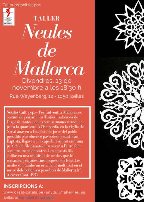 Taller de neules - 13 de novembre de 2015