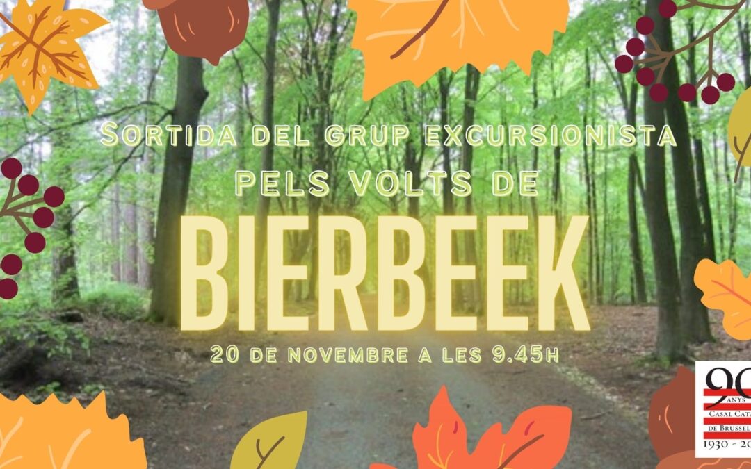 sortida grup excursionista pels volts de bierbeek