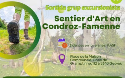 SORTIDA DEL GRUP EXCURSIONISTA PEL “SENTIER D’ART EN CONDROZ-FAMENNEZ”