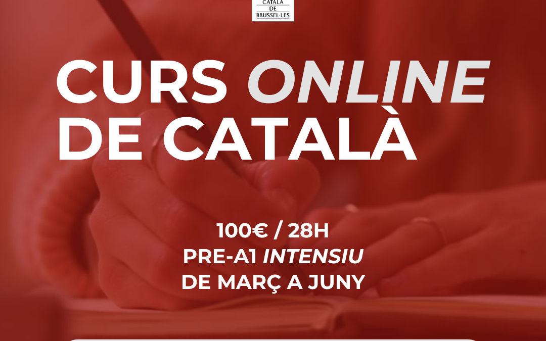 NOU CURS ONLINE DE CATALÀ PER A ADULTS!
