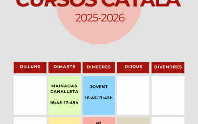 MATRÍCULA OBERTA! CURSOS DE CATALÀ 2025-2026