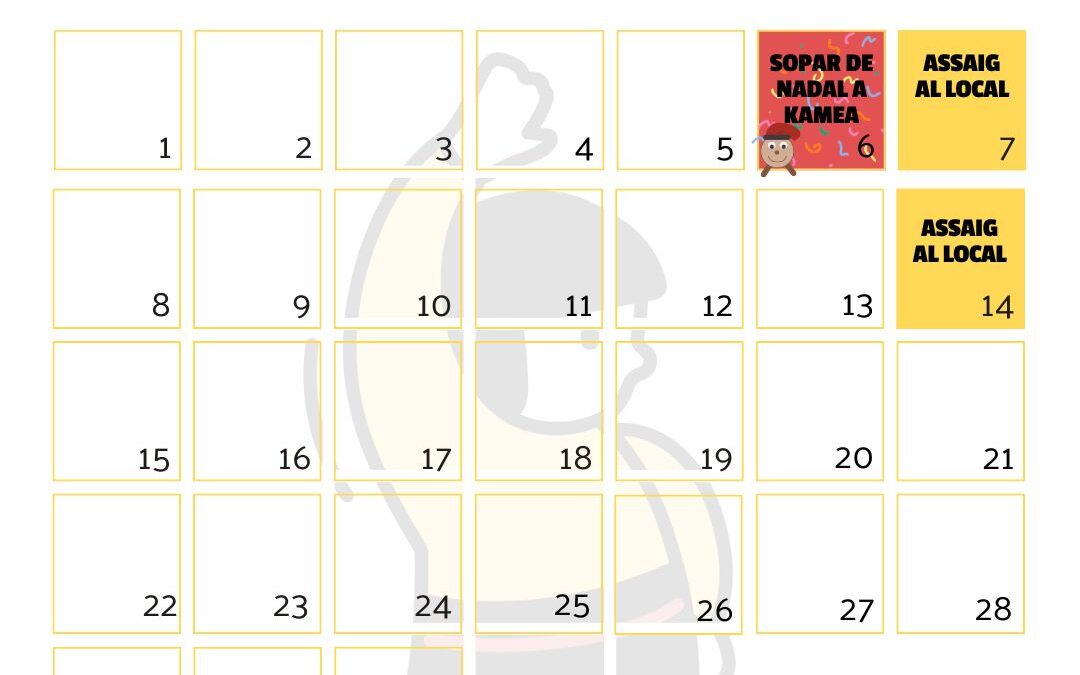 MANNEKES: AQUEST MES DE DESEMBRE