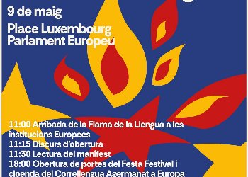 Aquest maig us portem el planàs del mes! El Correllengua arriba a Brussel·les per inaugurar la primera edició del FESTA Festival!